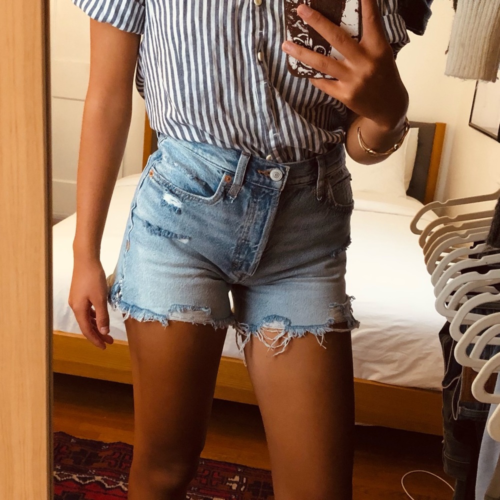 Free People Jean Shorts!